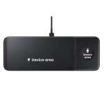 شارژر وایرلس سه‌کاره سامسونگ Samsung Wireless Charger Trio EP-P6300TBEGWW