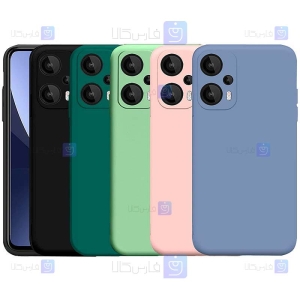 قاب سیلیکونی Xiaomi Poco X4 GT مدل محافظ لنز دار