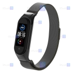 بند فلزی ساعت هوشمند Xiaomi Mi Band 5 مدل Milanese