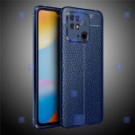 قاب طرح چرم محافظ لنز دار Xiaomi Redmi 10C مدل Auto Focus