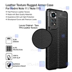 قاب طرح چرم محافظ لنز دار Xiaomi Redmi Note 11 Pro 5G Global مدل Auto Focus