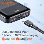 مینی پاوربانک 10000 مک دودو مدل MC-5851 با توان 22.5 وات
