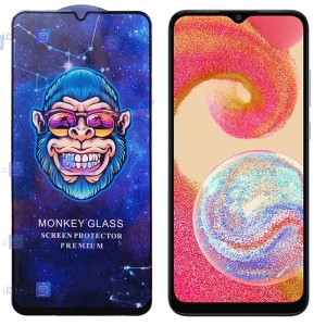 گلس فول گوشی Samsung Galaxy A04e مدل Monkey Premium