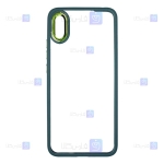 قاب پشت کریستالی Apple iphone X مدل دور رنگی