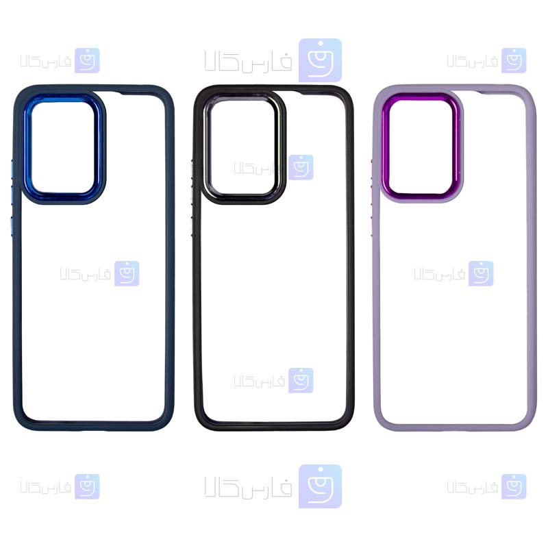 قاب پشت کریستالی Samsung Galaxy S21 Ultra مدل دور رنگی