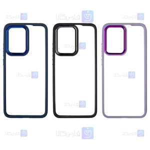 قاب پشت کریستالی Samsung Galaxy S22 Ultra 5G مدل دور رنگی