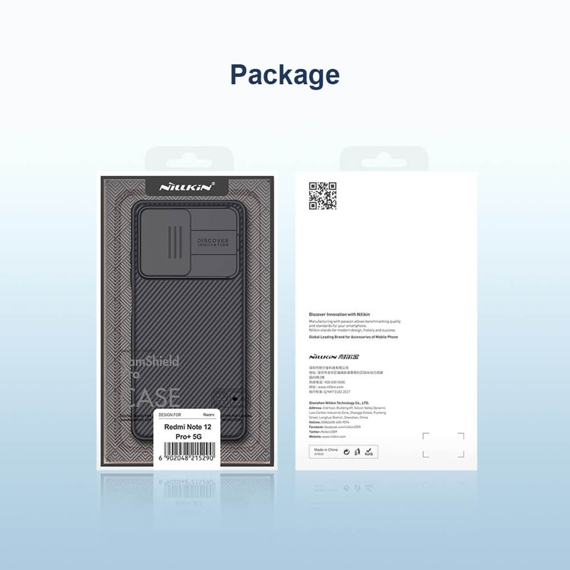 قاب نیلکین Xiaomi Redmi Note 12 Pro Plus مدل CamShield Pro