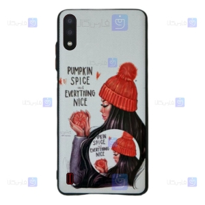 قاب فانتزی دخترانه Samsung Galaxy A01 مدل Pumpkin Spice