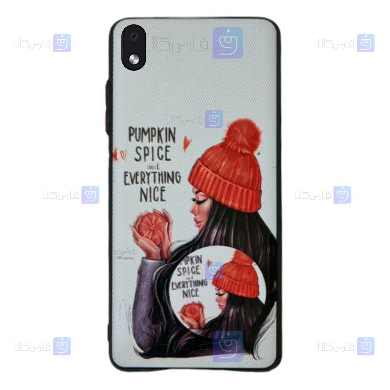 قاب فانتزی دخترانه Samsung Galaxy A01 Core مدل Pumpkin Spice