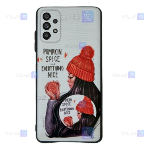 قاب فانتزی دخترانه Samsung Galaxy A13 4G مدل Pumpkin Spice
