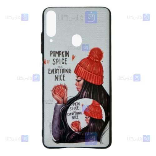 قاب فانتزی دخترانه Samsung Galaxy A20s مدل Pumpkin Spice