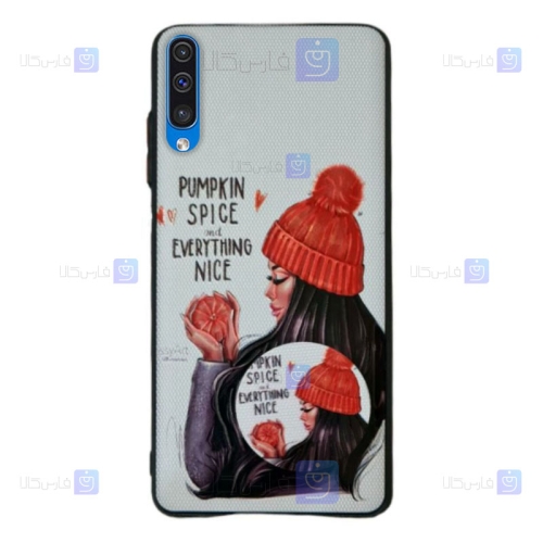 قاب فانتزی دخترانه Samsung Galaxy A30s مدل Pumpkin Spice