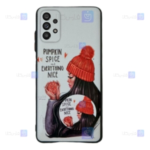 قاب فانتزی دخترانه Samsung Galaxy A32 4G مدل Pumpkin Spice
