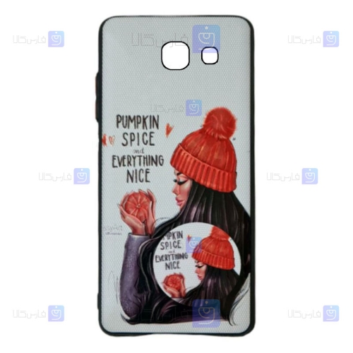 قاب فانتزی دخترانه Samsung Galaxy A7 2017 مدل Pumpkin Spice