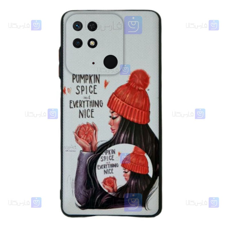 قاب فانتزی دخترانه Xiaomi Redmi 10A مدل Pumpkin Spice