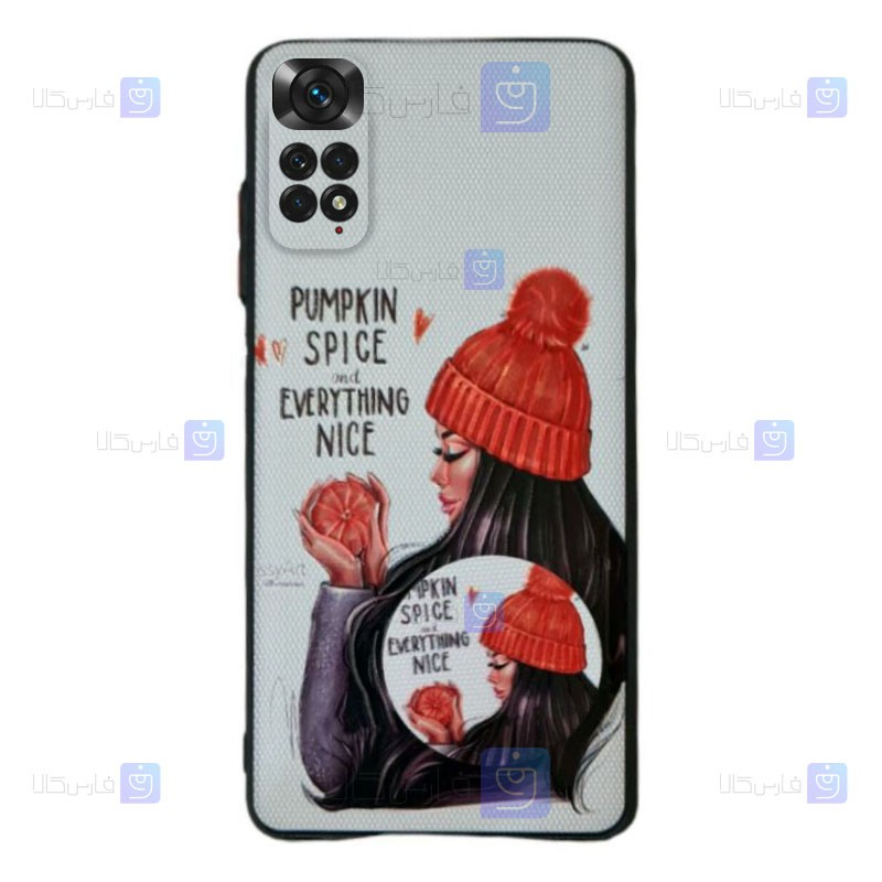 قاب فانتزی دخترانه Xiaomi Redmi Note 11 4G Global مدل Pumpkin Spice