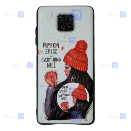 قاب فانتزی دخترانه Xiaomi Redmi Note 9 Pro Max مدل Pumpkin Spice