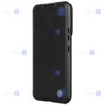 کیف چرمی پارچه ای نیلکین Samsung Galaxy S23 مدل Qin Pro Plain Leather Cloth case