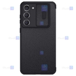کیف چرمی پارچه ای نیلکین Samsung Galaxy S23 مدل Qin Pro Plain Leather Cloth case