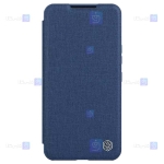 کیف چرمی پارچه ای نیلکین Samsung Galaxy S23 مدل Qin Pro Plain Leather Cloth case