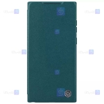 کیف چرمی پارچه ای نیلکین Samsung Galaxy S23 Ultra مدل Qin Pro Plain Leather Cloth case
