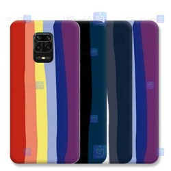 قاب سیلیکونی Xiaomi Redmi Note 9 Pro Max مدل رنگین کمانی