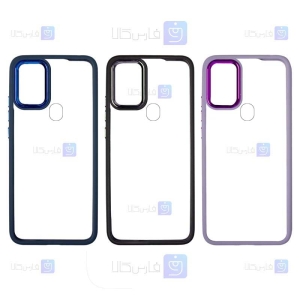 قاب پشت کریستالی Samsung Galaxy A21s مدل دور رنگی