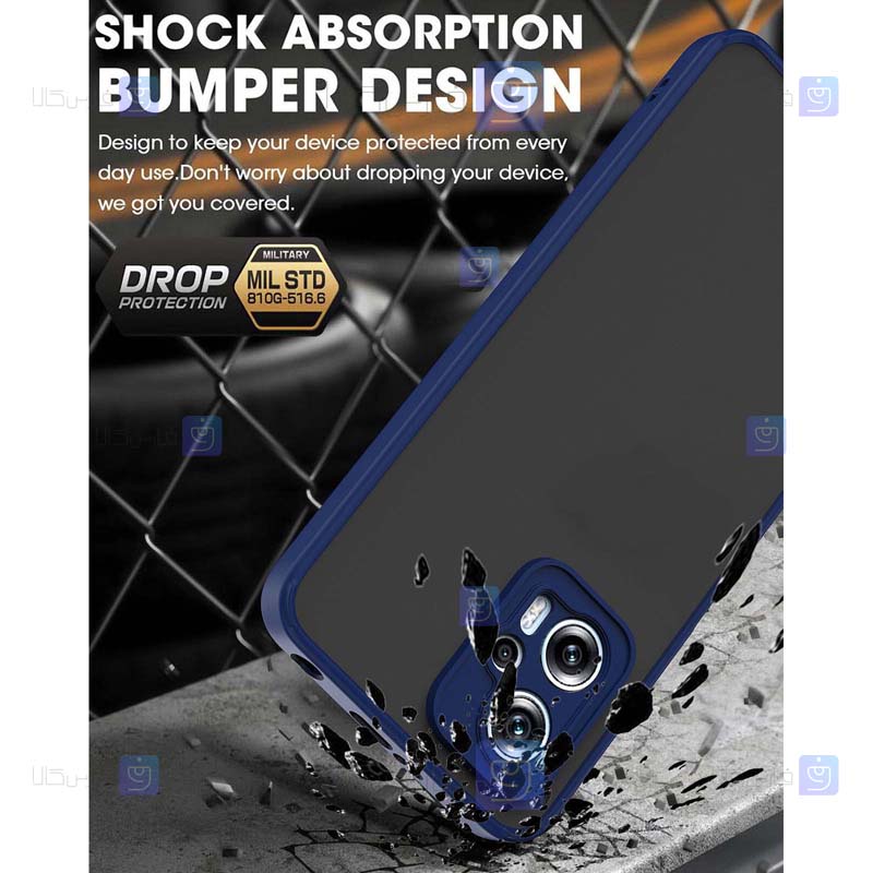 قاب پشت مات Xiaomi Poco X4 GT مدل محافظ لنزدار