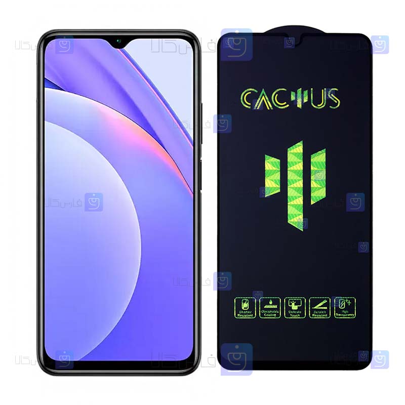 گلس گوشی Xiaomi Redmi Note 9 4G مدل Cactus