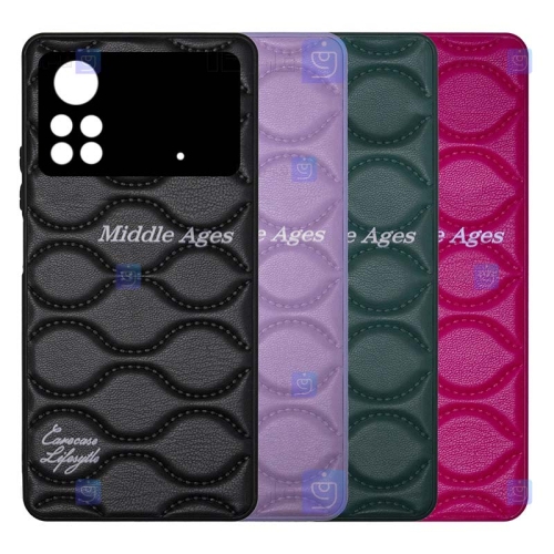 قاب چرمی گوشی Xiaomi Poco X4 Pro 5G مدل Middle Ages