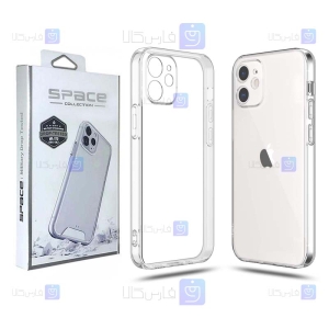 قاب پشت کریستالی Space Collection آیفون 12 مدل محافظ لنز دار