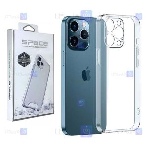 قاب پشت کریستالی Space Collection آیفون 13 پرو مکس مدل Space Collection با محافظ لنز