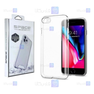 قاب پشت کریستالی Space Collection آیفون 8 مدل محافظ لنز دار