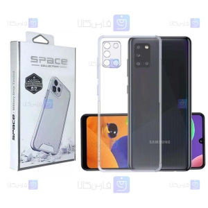 قاب پشت کریستالی Space Collection سامسونگ Samsung Galaxy A31 مدل محافظ لنز دار