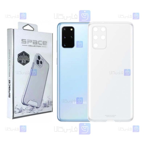 قاب پشت کریستالی Samsung Galaxy S20 plus مدل Space Collection با محافظ لنز