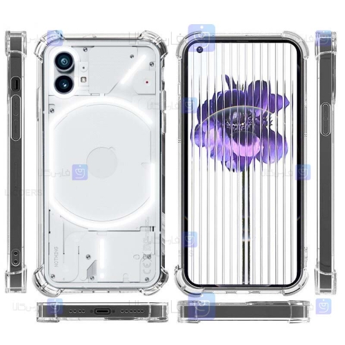 قاب کپسول دار Nothing Phone 1 مدل پشت کریستالی