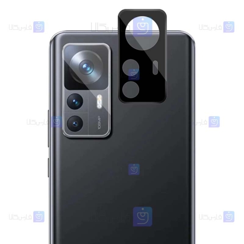 محافظ لنز شیشه ای Xiaomi 12T مدل حاشیه دار