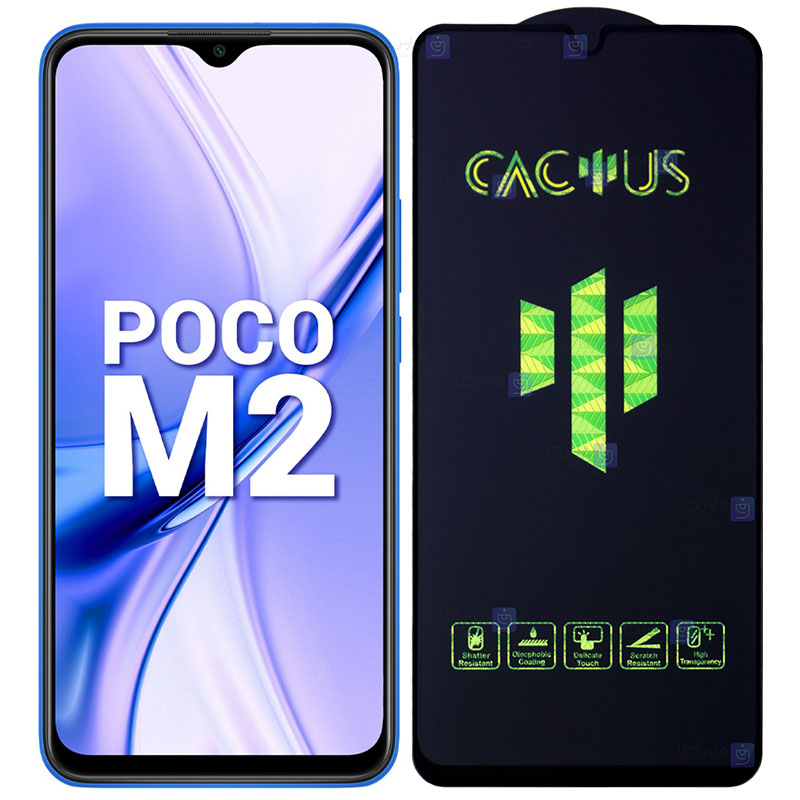 گلس گوشی Xiaomi Poco M2 مدل Cactus