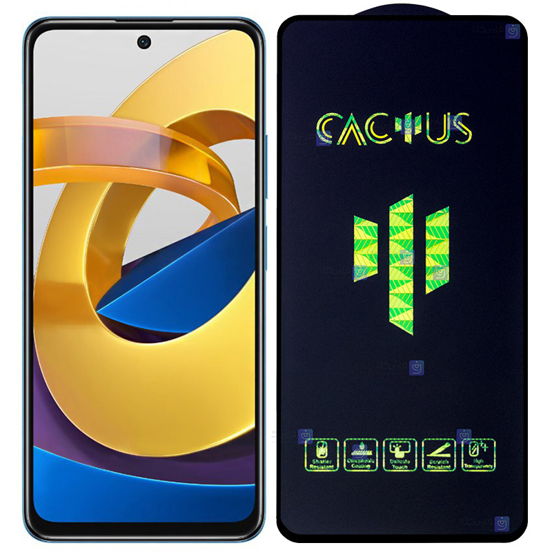 گلس گوشی Xiaomi Poco M4 Pro 5G مدل Cactus