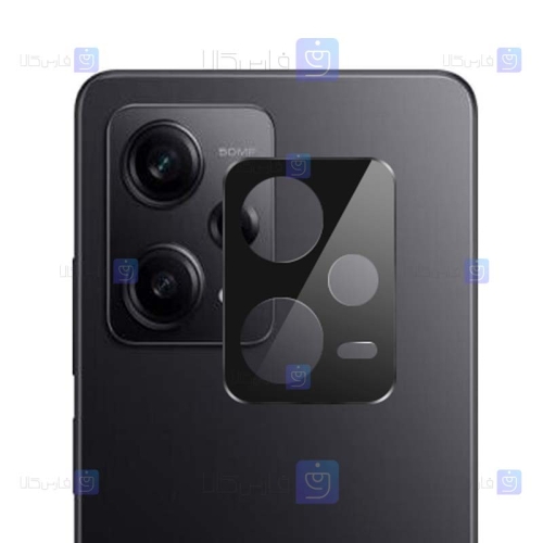 محافظ لنز شیشه ای Xiaomi Redmi Note 12 مدل حاشیه دار