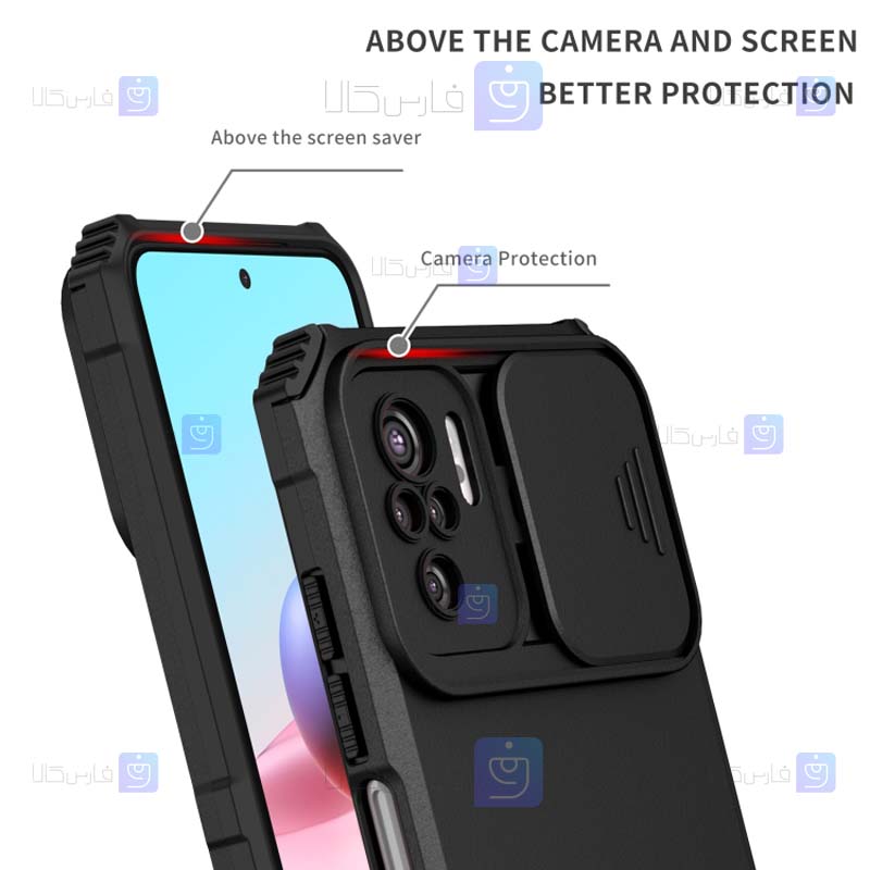 قاب ضد ضربه Xiaomi Redmi Note 10 Pro Max مدل Auto Focus