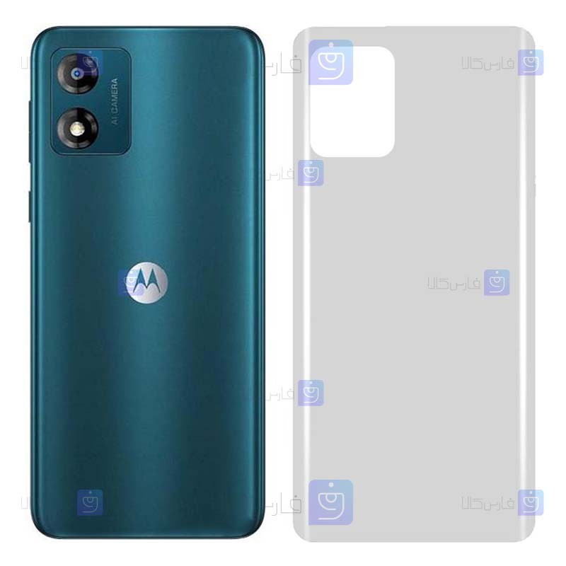 برچسب پشت گوشی Motorola Moto E13 مدل نانو مات