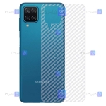 برچسب پشت Samsung Galaxy M12 مدل کربنی