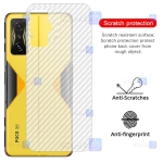 برچسب پشت Xiaomi Redmi K50 Gaming مدل کربنی