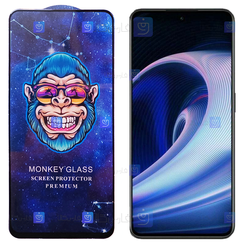 گلس فول گوشی Oneplus Ace 5G مدل Monkey Premium