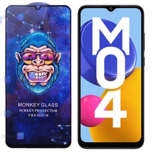گلس فول گوشی Samsung Galaxy M04 مدل Monkey Premium