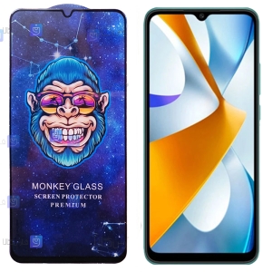 گلس فول گوشی Xiaomi Poco C40 مدل Monkey Premium