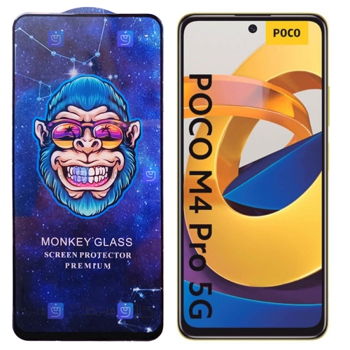 گلس فول گوشی Xiaomi Poco M4 Pro 5G مدل Monkey Premium