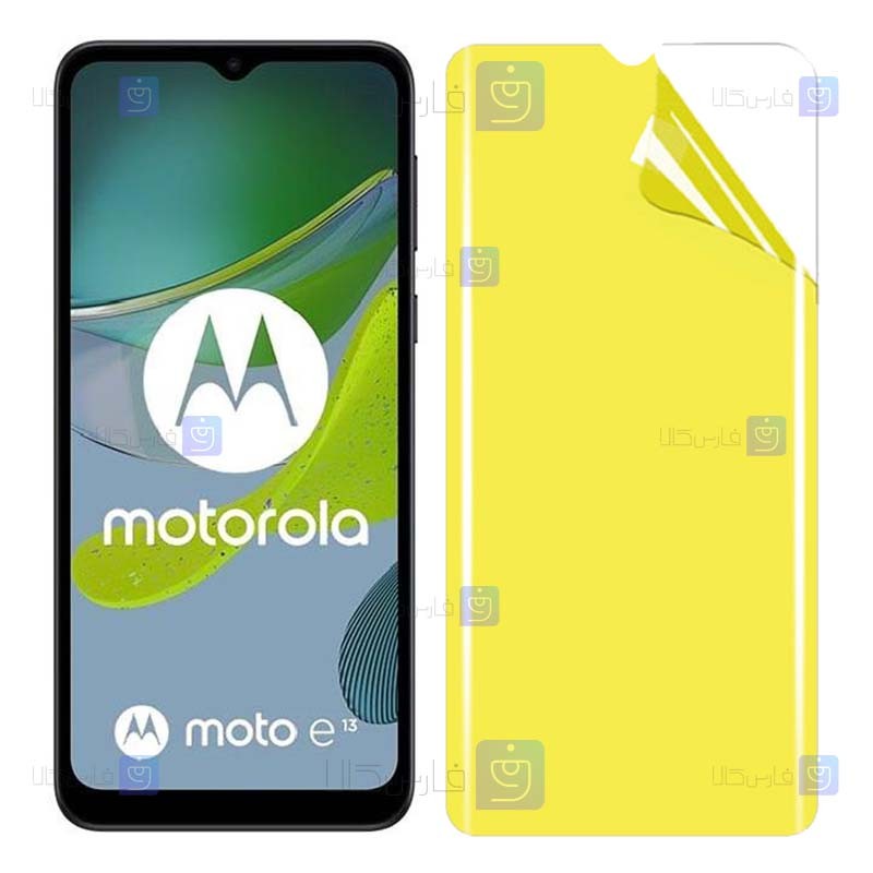 محافظ صفحه گوشی Motorola Moto E13 مدل نانو تمام صفحه