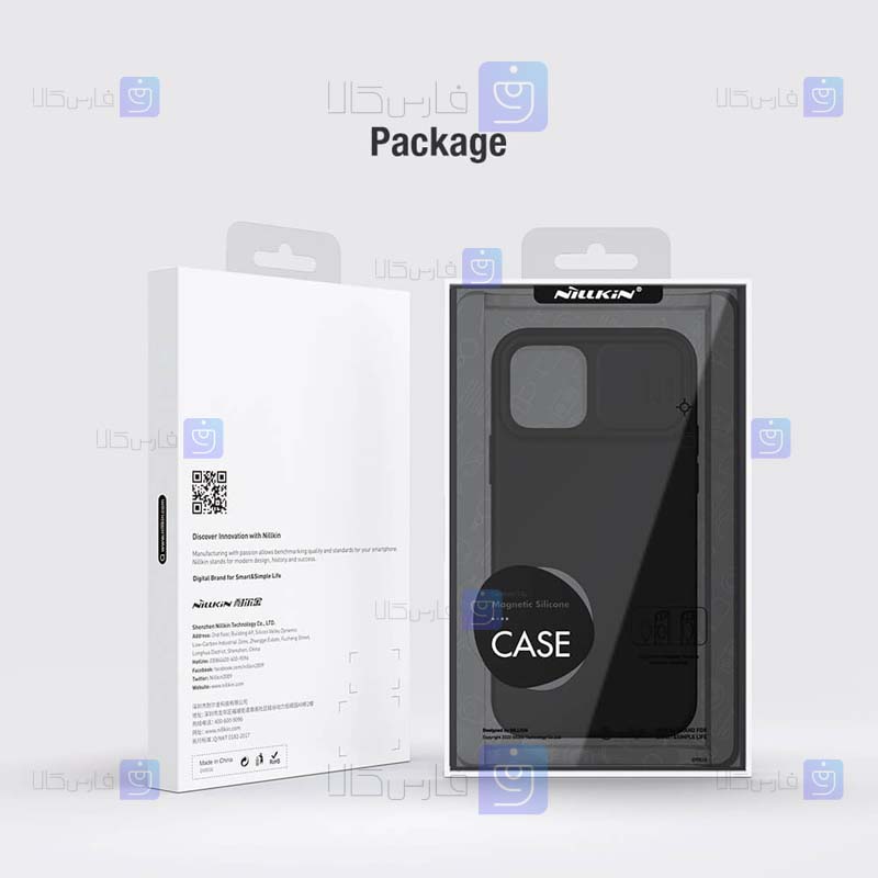 قاب نیلکین Apple iPhone 12 Pro Max مدل CamShield Silky Magnetic silicon